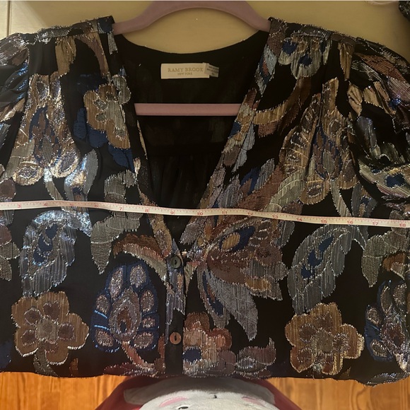Silk metallic blouse Ramy Brook - Picture 6 of 7